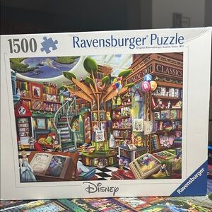 Ravensburger Bookstore of Wonder Disney 1500 piece puzzle
